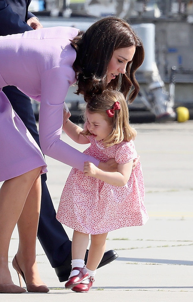 Princess Charlotte was not in the mood.