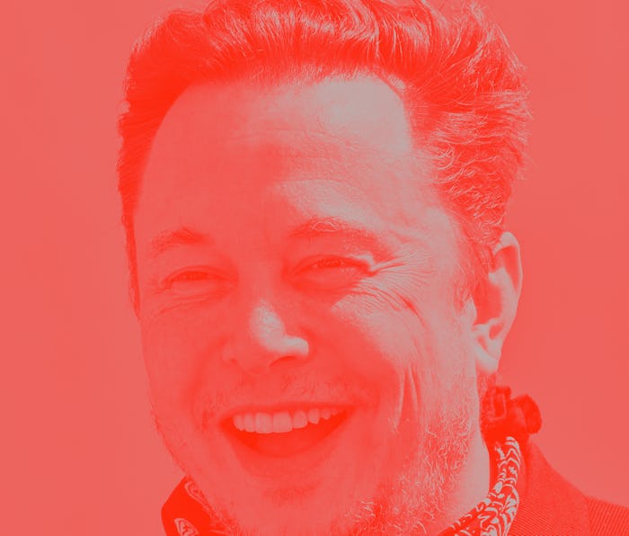 GRUENHEIDE, GERMANY - AUGUST 13: Tesla CEO Elon Musk talks during a tour of the plant of the future ...