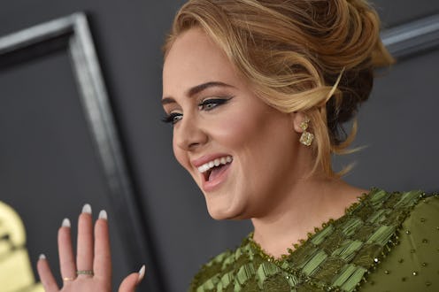 LOS ANGELES, CA - FEBRUARY 12: Recording artist Adele attends the 59th GRAMMY Awards at STAPLES Cen...