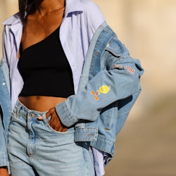 Here's how to wash a denim jacket to prevent damage. 