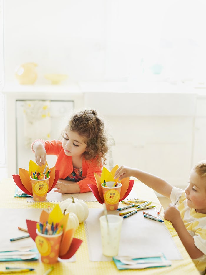 kids coloring thanksgiving pictures
