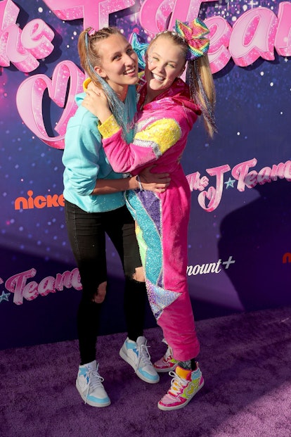 Ex-girlfriends Kylie Prew and JoJo Siwa attend a drive-in screening and performance for the Paramoun...