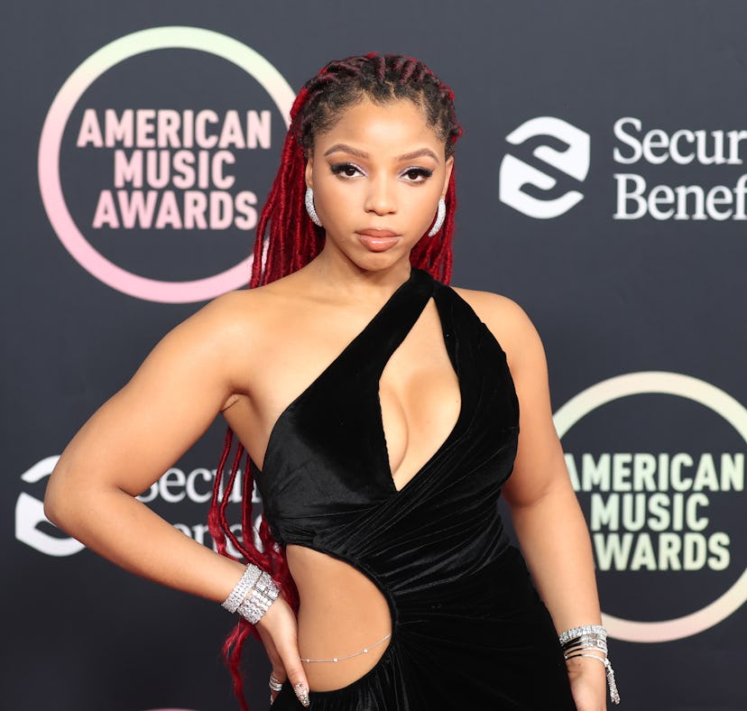 Chloe Bailey performed at the 2021 American Music Awards.