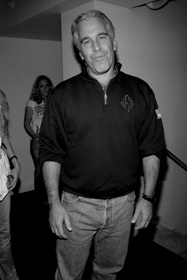 NEW YORK, NY - MAY 18: Jeffrey Epstein attends Launch of RADAR MAGAZINE at Hotel QT on May 18, 2005 ...