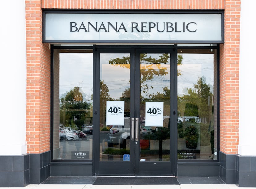 NORTH BRUNSWICK TOWNSHIP, NJ, UNITED STATES - 2018/08/14: Banana Republic store in North Brunswick T...