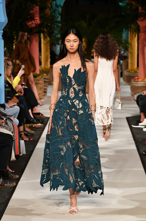 Green dress from Oscar de la Renta Spring/Summer 2020.