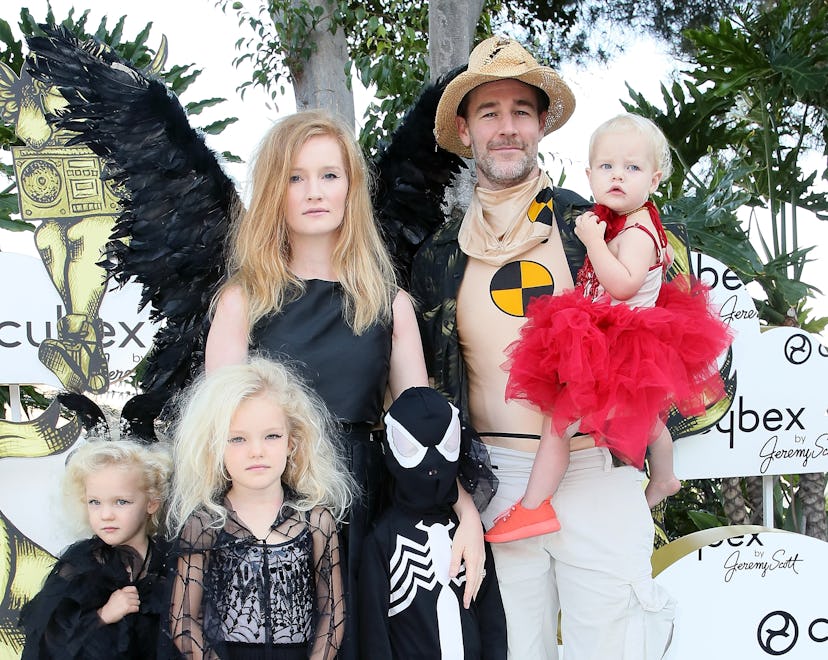 HOLLYWOOD, CA - OCTOBER 28: Actor James Van Der Beek, wife Kimberly Brook and children attend the C...