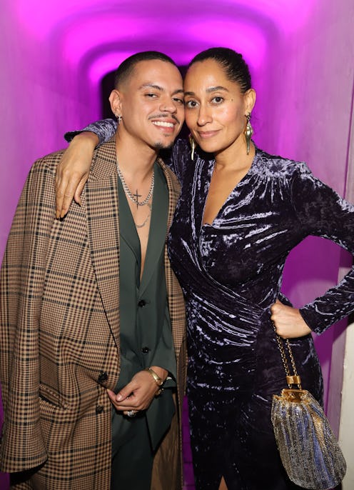 Celebrity siblings Evan Ross and Tracee Ellis Ross.