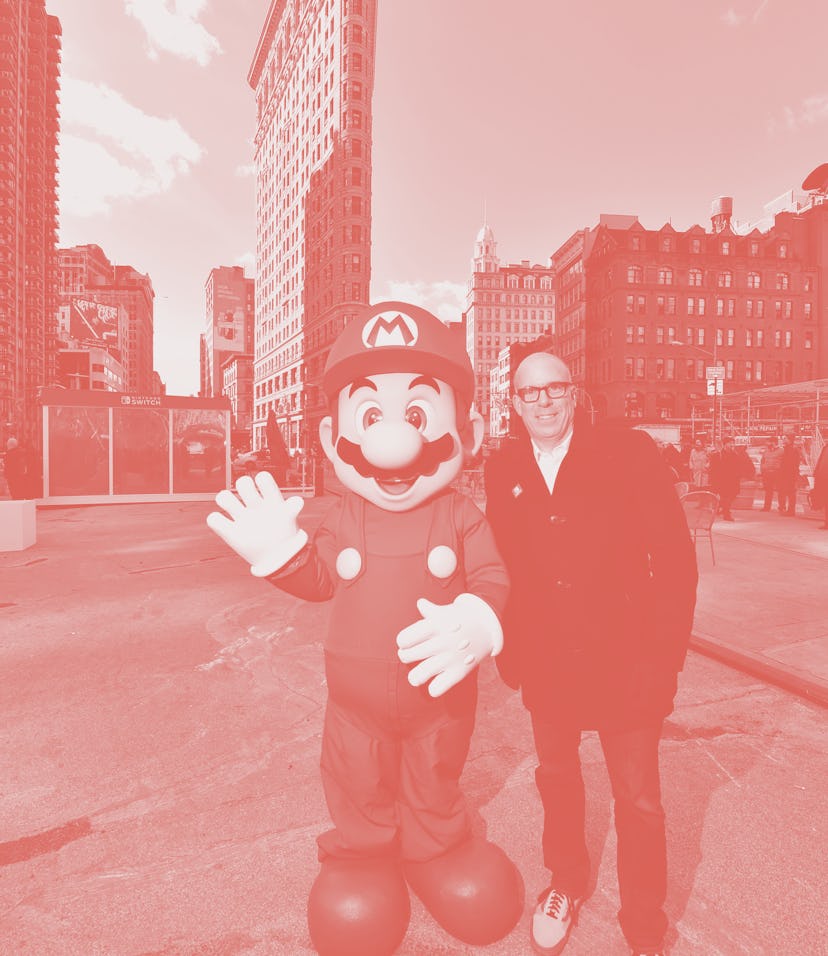 NEW YORK, NY - MARCH 03:  In this photo provided by Nintendo of America, Doug Bowser, Senior Vice Pr...