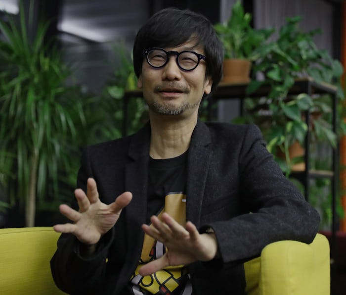 MOSCOW, RUSSIA - OCTOBER 4, 2019: Japanese video game designer Hideo Kojima, the founder of the Koji...