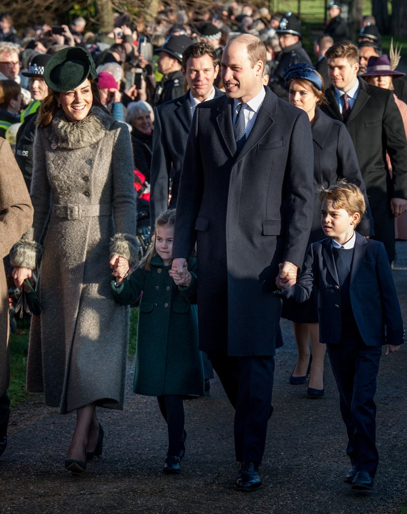 Christmas morning means church for the royal family.