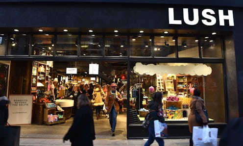 A general view of the Lush handmade cosmetic store in Oxford Street