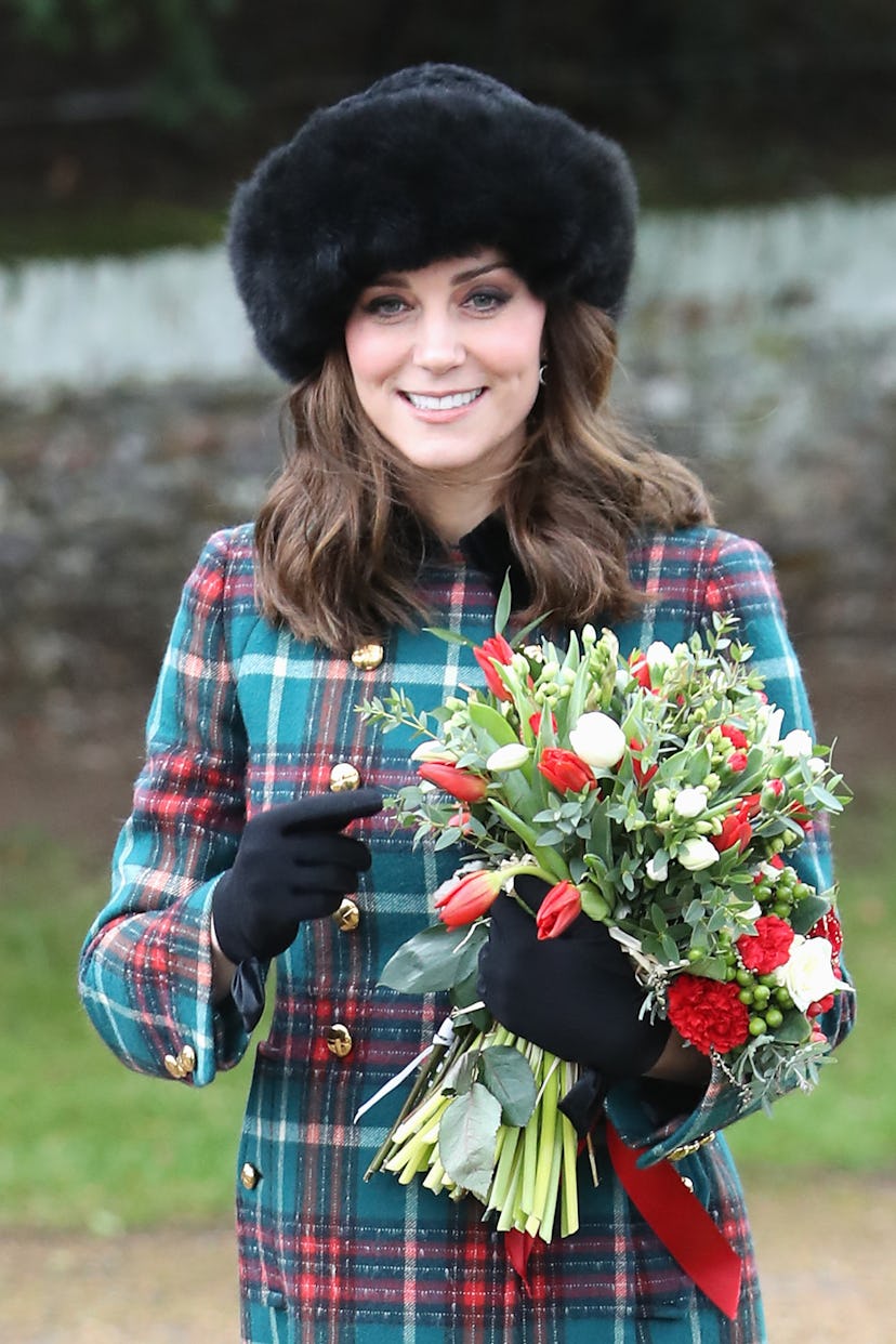 Kate Middleton looked comfortable and stylish for Christmas 2017.