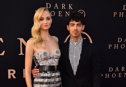 HOLLYWOOD, CALIFORNIA - JUNE 04: Sophie Turner and Joe Jonas attend the premiere of 20th Century Fox...