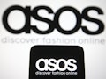 UKRAINE - 2021/04/09: In this photo illustration the ASOS logo of a British online fashion and cosme...