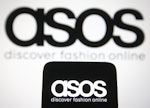 UKRAINE - 2021/04/09: In this photo illustration the ASOS logo of a British online fashion and cosme...
