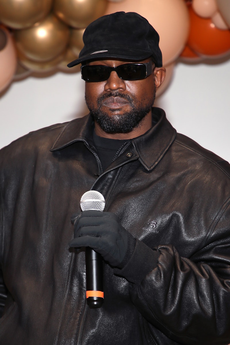Kanye West and Kim Kardashian's divorce was the subject of the rapper's Los Angeles Mission speech N...