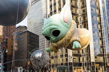 The Baby Yoda balloon at the 2021 Macy's Thanksgiving Day Parade stole the show.