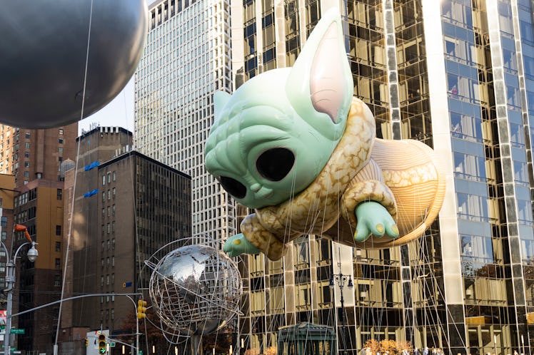 The Baby Yoda balloon at the 2021 Macy's Thanksgiving Day Parade stole the show.