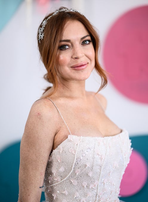 Lindsay Lohan and Bader Shammas announced their engagement Nov. 28. Photo via Getty Images