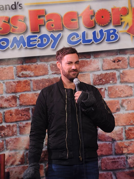 Comedian Jeff Dye, recently linked to Clare Crawley, performs at The Stress Factory Comedy Club on J...