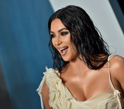 Kim Kardashian West, currently rumored to be dating Pete Davidson, attends the 2020 Vanity Fair Osca...