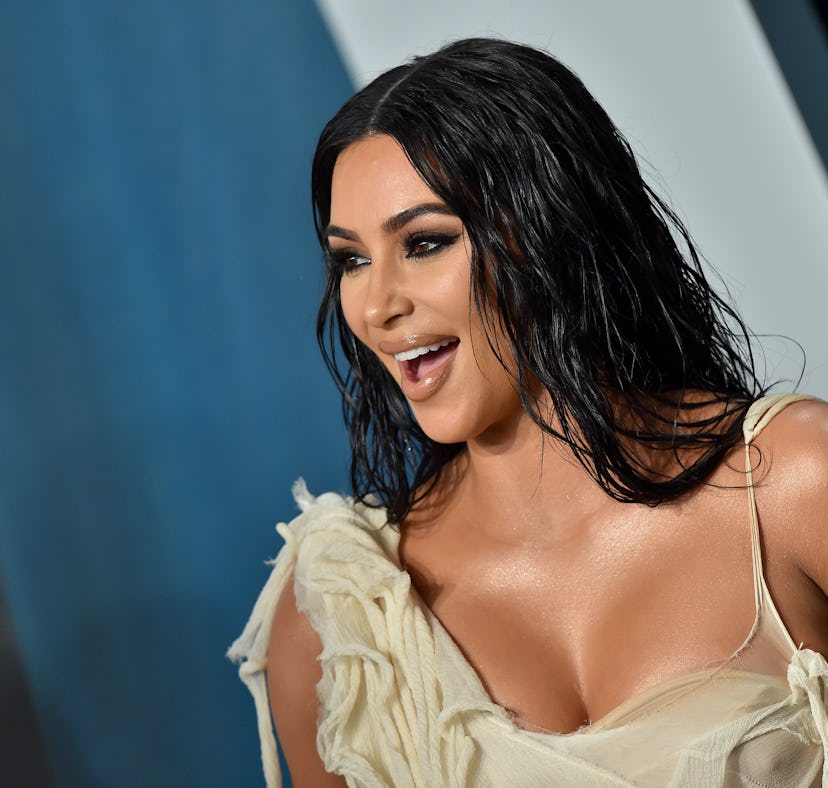 Kim Kardashian West, currently rumored to be dating Pete Davidson, attends the 2020 Vanity Fair Osca...