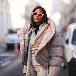 street style puffer jacket