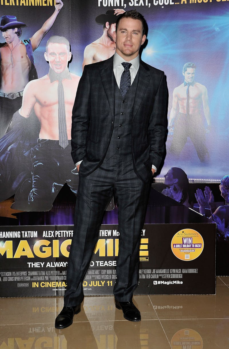 LONDON, ENGLAND - JULY 10: Channing Tatum attends the European premiere of Magic Mike at The Mayfai...