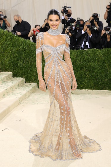 Kendall Jenner attends The 2021 Met Gala Celebrating In America: A Lexicon Of Fashion 