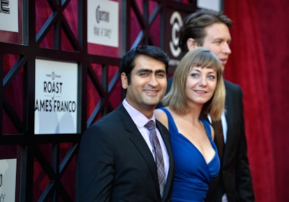 Kumail Nanjiani and Emily V. Gordon in 2013.