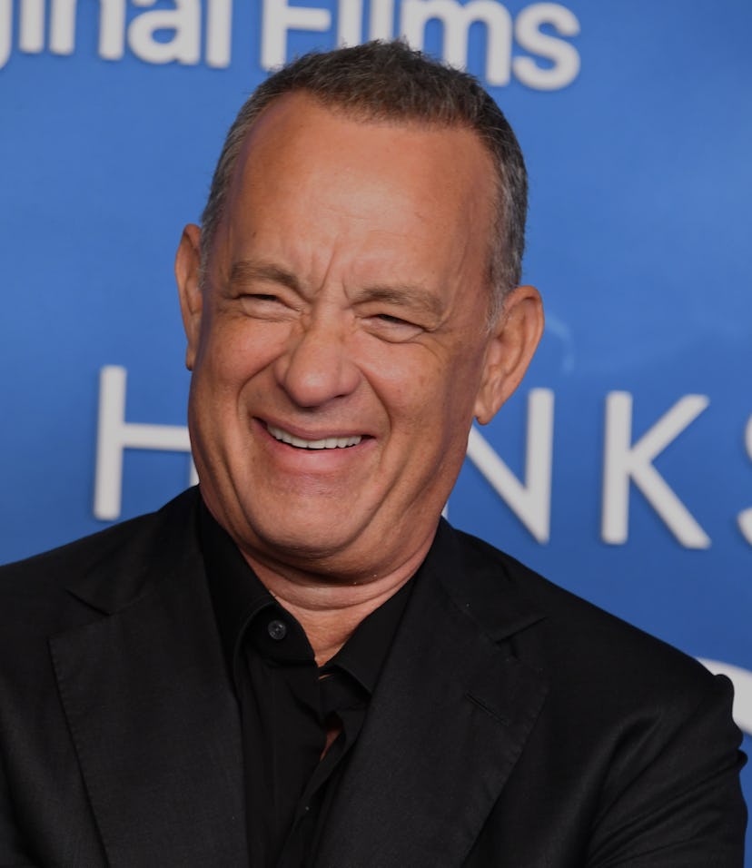 WEST HOLLYWOOD, CALIFORNIA - NOVEMBER 02: Tom Hanks arrives at Pacific Design Center on November 02,...