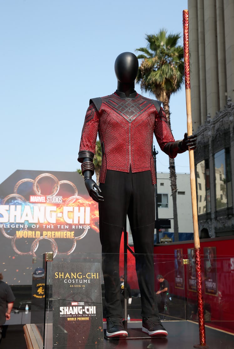 LOS ANGELES, CALIFORNIA - AUGUST 16: A costume is seen during the "Shang-Chi and the Legend of the T...