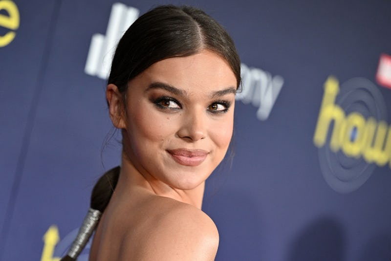 US actress Hailee Steinfeld arrives for the premiere of Marvel Studios' television miniseries "Hawke...