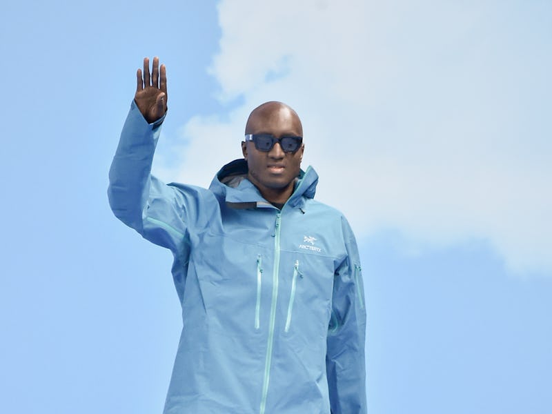 PARIS, FRANCE - JANUARY 16: Virgil Abloh walks the runway during the Louis Vuitton Menswear Fall/Win...