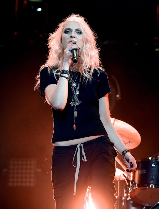 Taylor Momsen performing with The Pretty Reckless