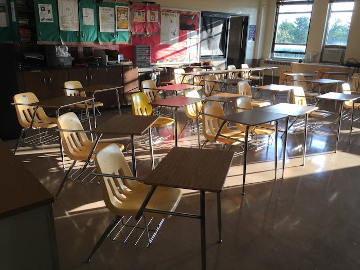 High School Classroom. (Photo by: Photographer name/Education Images/Universal Images Group via Gett...