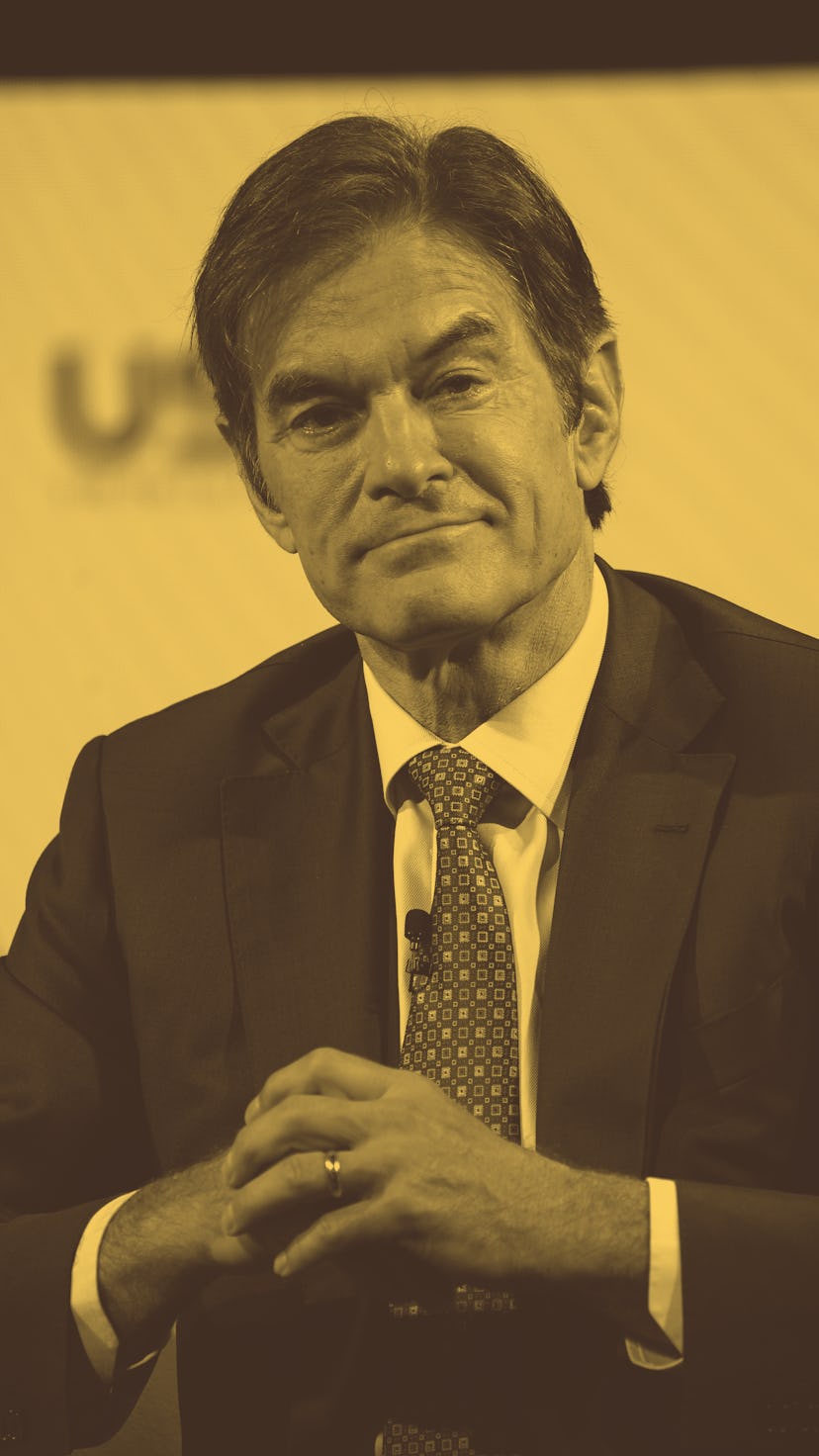 NEW YORK, NEW YORK - SEPTEMBER 21: Dr. Mehmet Oz, Professor of Surgery, Columbia University speaks o...