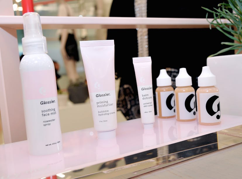 A general view at Glossier Pop-Up Shop in Monica on June 4, 2015.