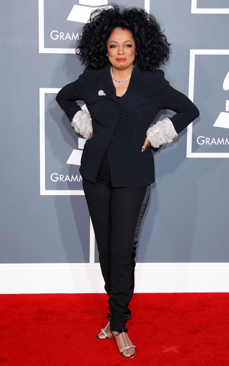 Diana Ross arrives at the 54th Annual GRAMMY Awards 