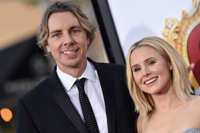 WESTWOOD, CA - MARCH 28: Actors Dax Shepard and Kristen Bell arrive at the premiere of USA Pictures...