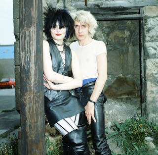 Siouxsie Sioux and Budgie of The Creatures, 1983. (Photo by Staff/Daily Record/Mirrorpix/Getty Image...