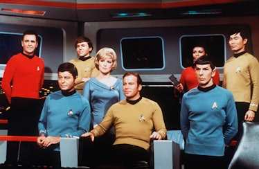 On the set of the TV series Star Trek (Photo by Sunset Boulevard/Corbis via Getty Images)