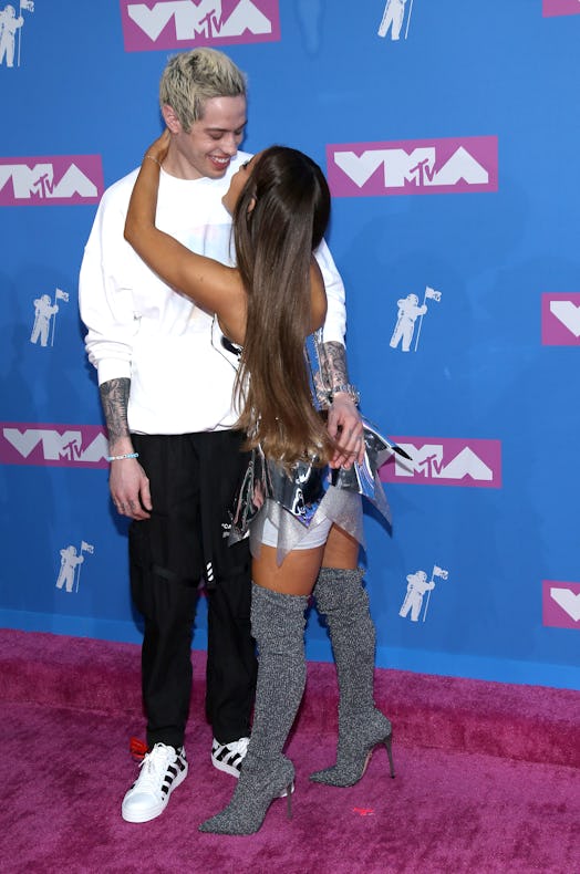 Pete Davidson and Ariana Grande at the VMAs, years before a Pete Davidson sex toy hit the market.