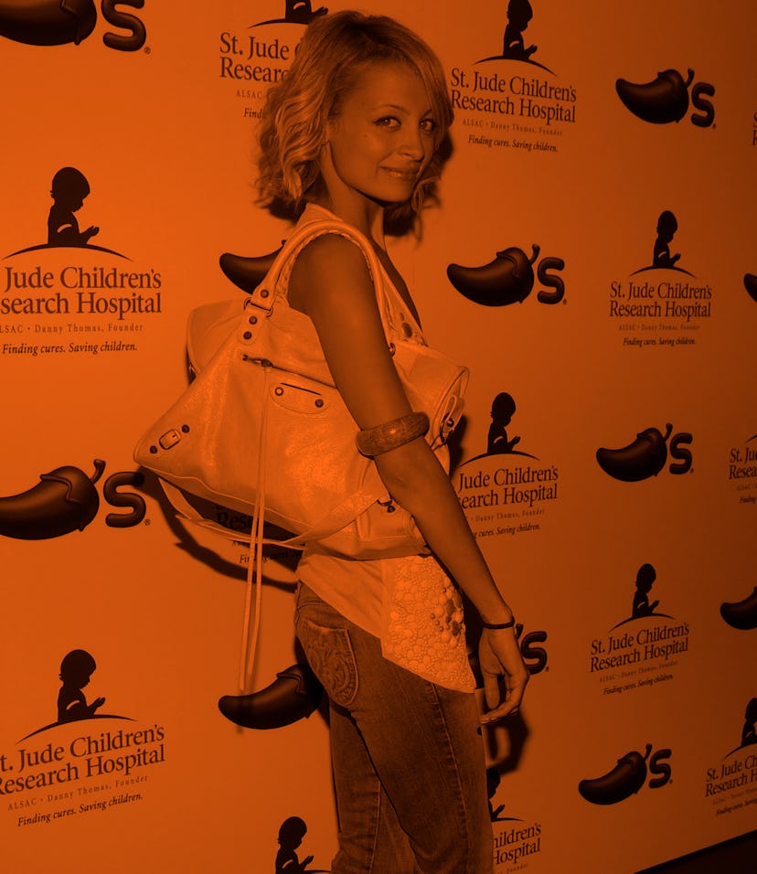 Nicole Richie at the Chili's Grill & Bar in Westwood, California (Photo by Jean-Paul Aussenard/WireI...