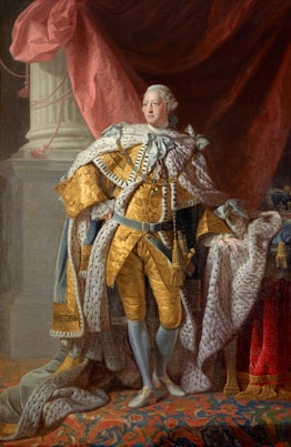 Painting of George III who reigned 1760 - 1820