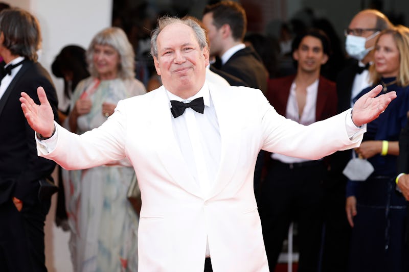 VENICE, ITALY - SEPTEMBER 03, 2021: Hans Zimmer arrives on the red carpet for 'Dune' during the 78th...