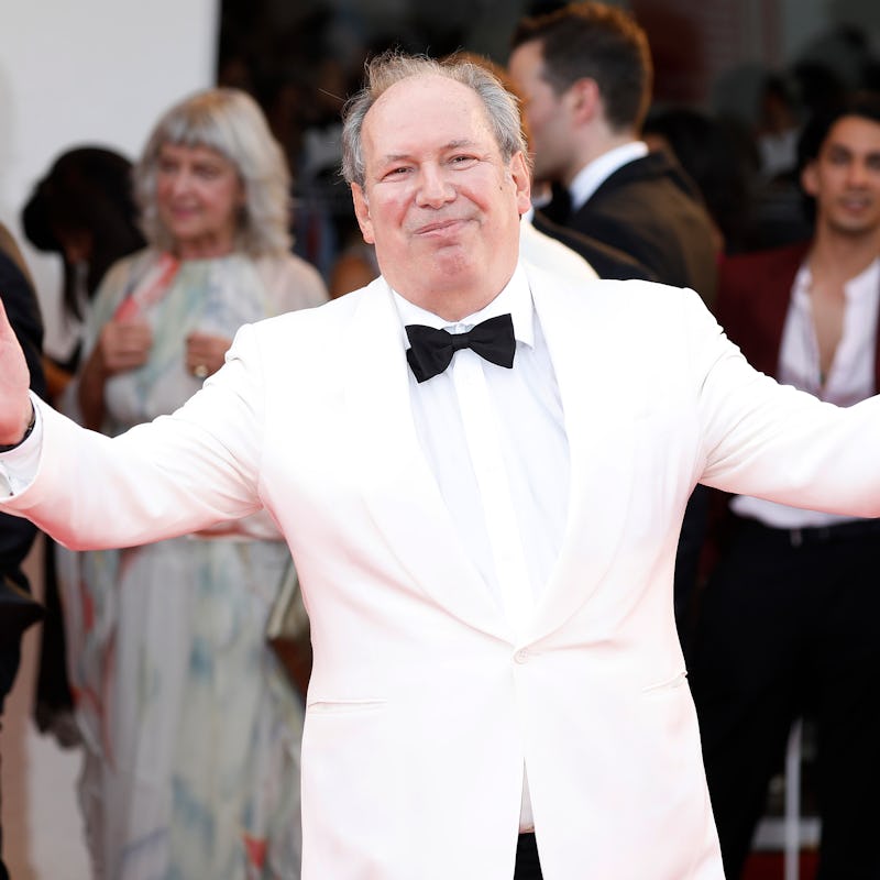 VENICE, ITALY - SEPTEMBER 03, 2021: Hans Zimmer arrives on the red carpet for 'Dune' during the 78th...