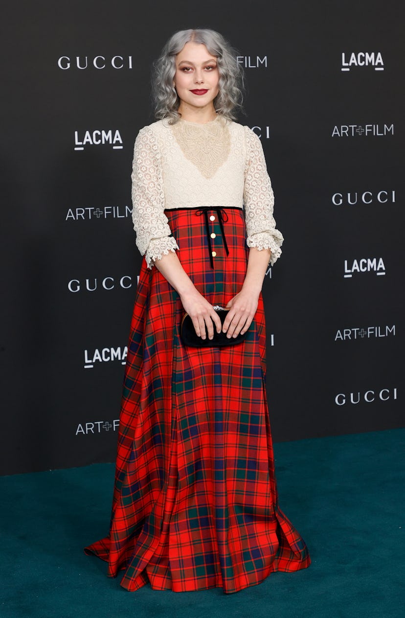 LOS ANGELES, CALIFORNIA - NOVEMBER 06: Phoebe Bridgers attends the 10th Annual LACMA ART+FILM GALA p...