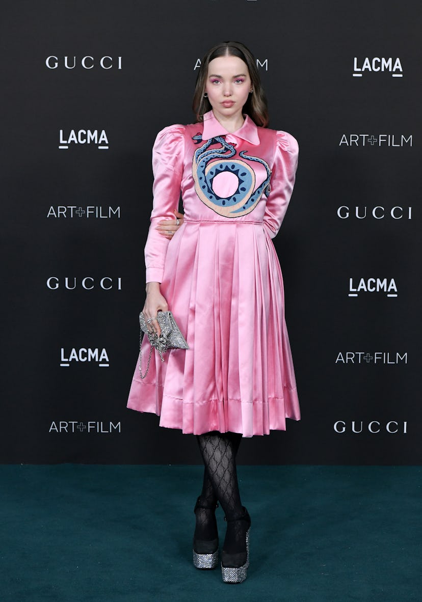 LOS ANGELES, CALIFORNIA - NOVEMBER 06: Dove Cameron attends the 10th Annual LACMA Art+Film Gala pres...